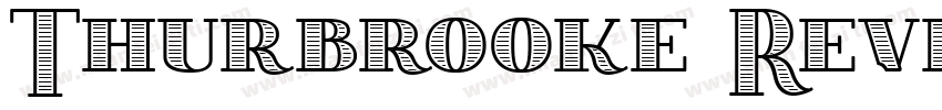 Thurbrooke Reverso字体转换